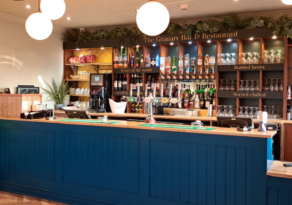 Enjoy a meal in our Granary Bar & Restaurant
